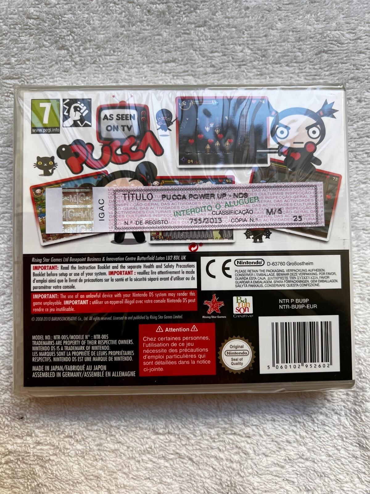 PUCCA POWER UP Nintendo DS Region Free UK PAL New Factory Sealed