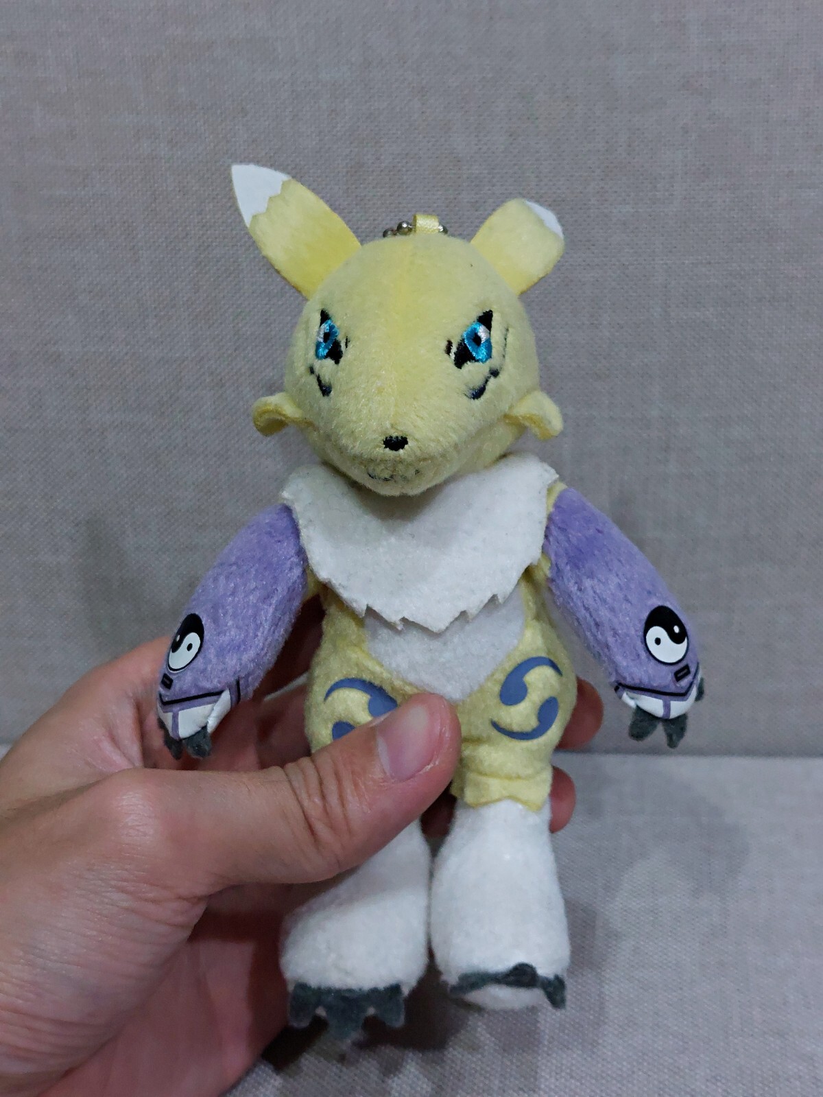 Digimon Tamers Renamon Plush Mascot Doll Banpresto 2018 Japan 5.5in