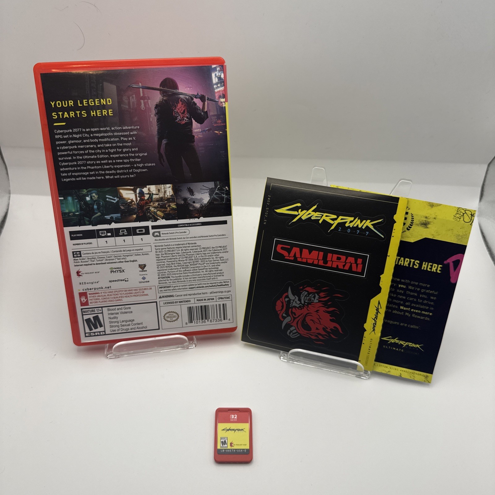 Cyberpunk 2077 – Nintendo Switch 2 – Complete With Stickers Tested