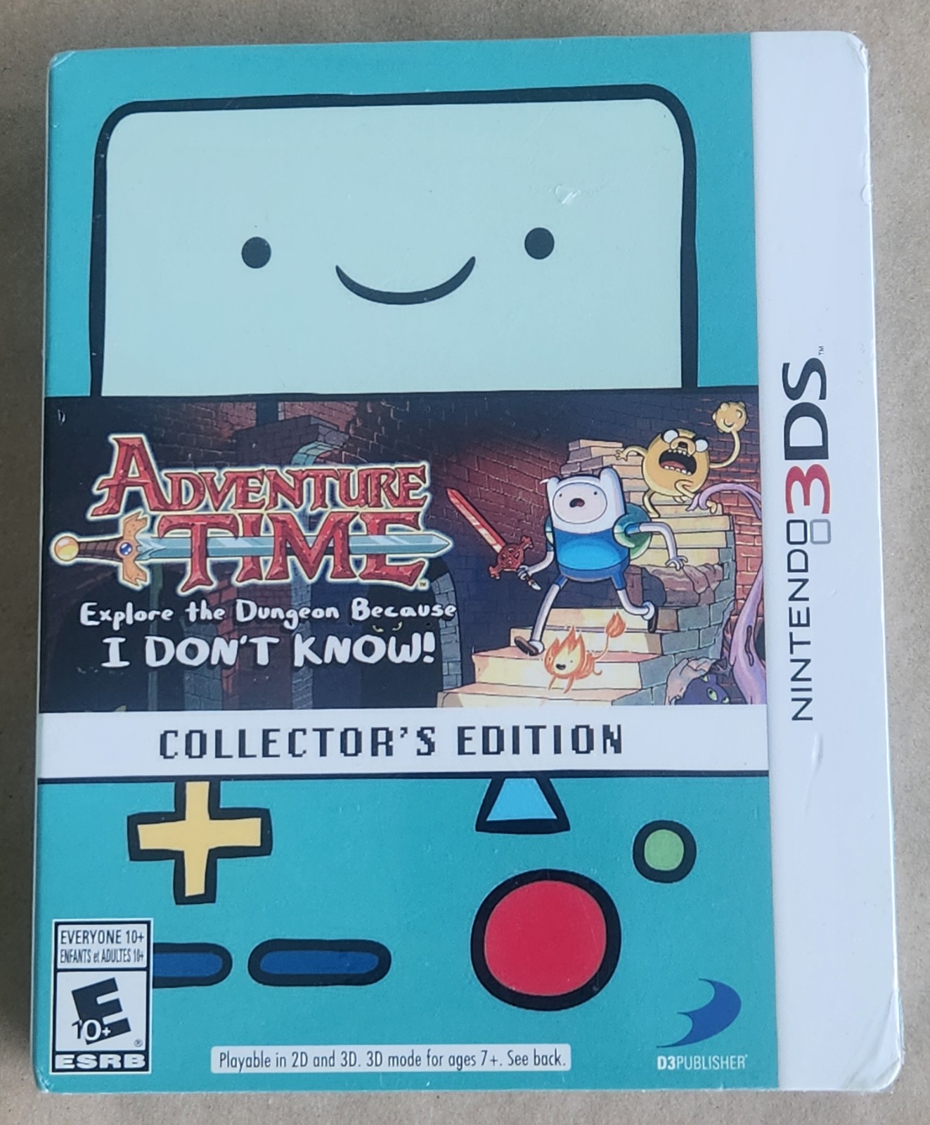 Adventure Time Explore The Dungeon Collectors Edition Steelbook Nintendo 3DS NEW