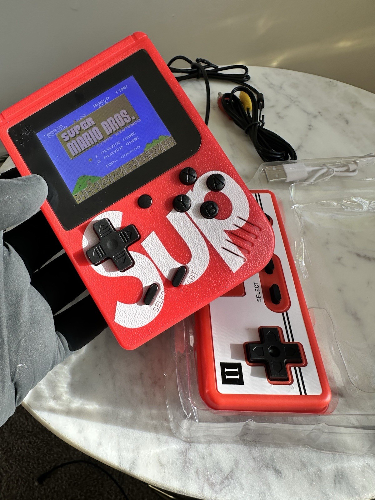 SUP Portable Retro Console — 400 Games + TV Controller (New)