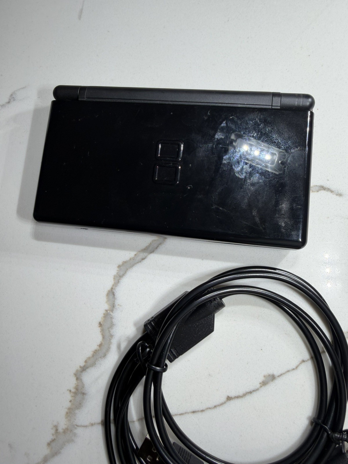 Nintendo DS Original Platinum Silver + DS Lite Black + Mario Games + Charger Lot