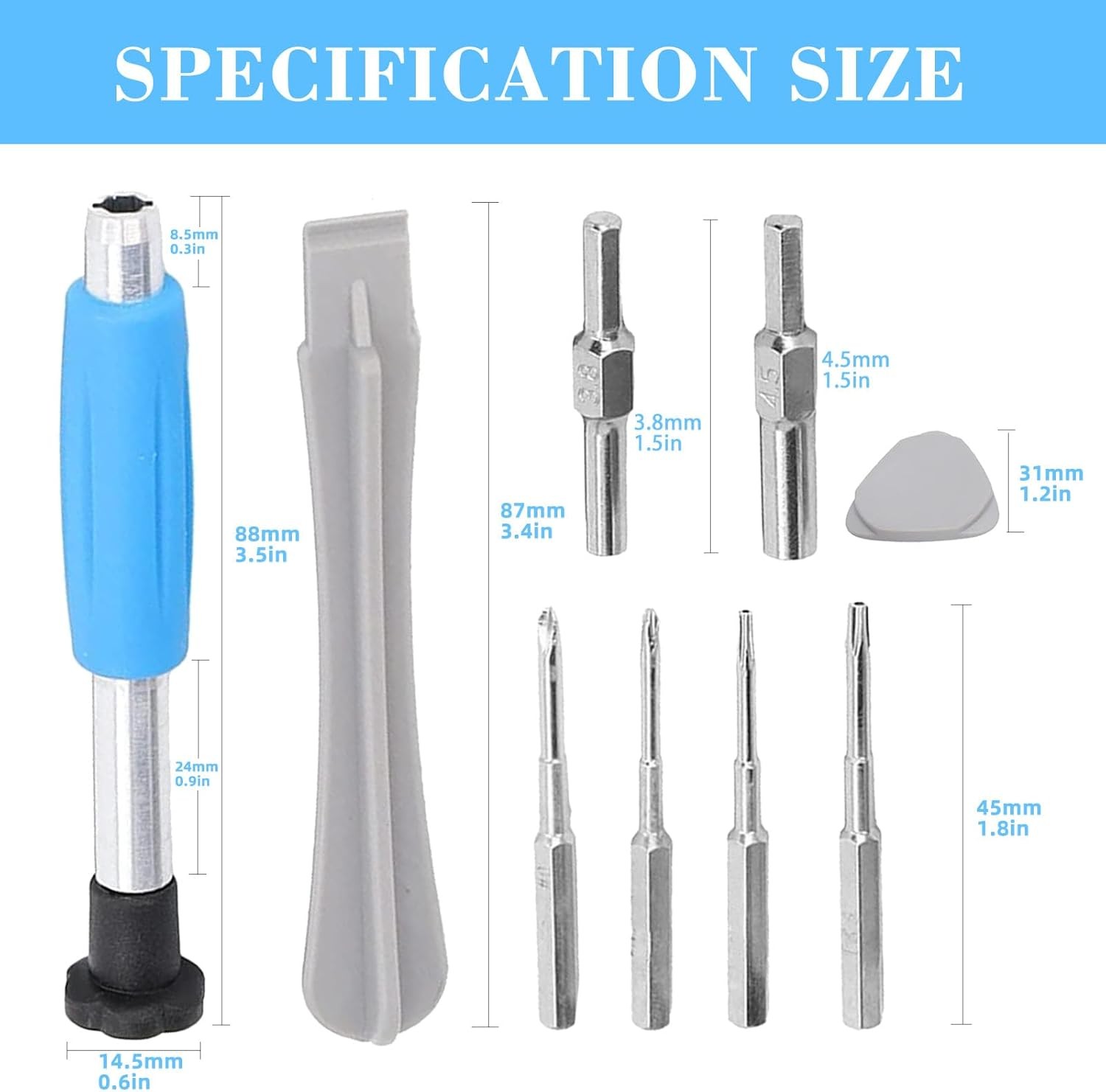 Nintendo Screwdriver Set – for NS Switch, NES/SNES/N64 & Game Boy Consoles