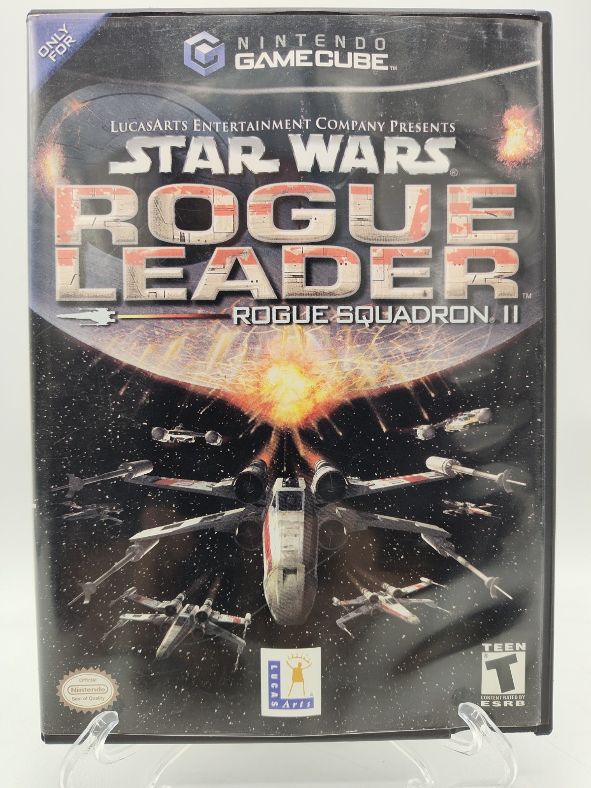 Star Wars Rogue Squadron II: Rogue Leader (Nintendo GameCube, 2001) CIB Tested!