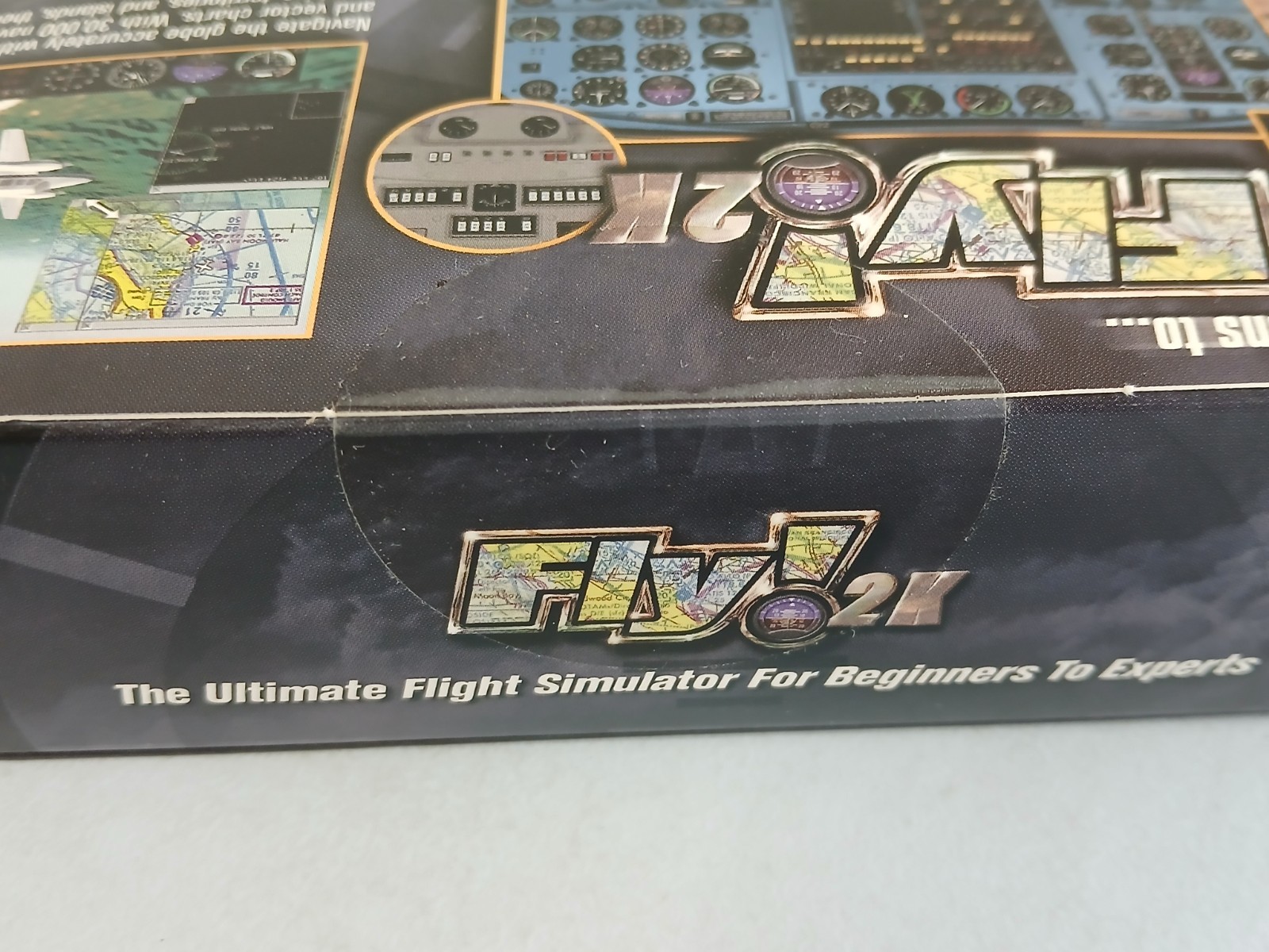 FLY!2K Terminal Reality 2000 Flight Simulation PC Game CD-ROM ~ Sealed Big Box