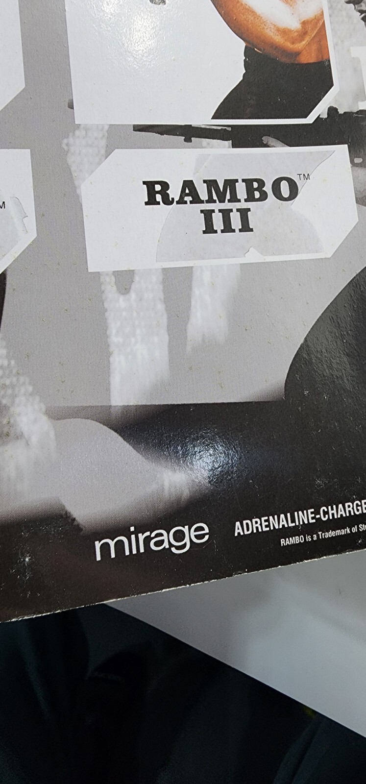Rambo Trilogy Mirage Toys Action Figure Rambo III EXTREMELY RARE HTF New
