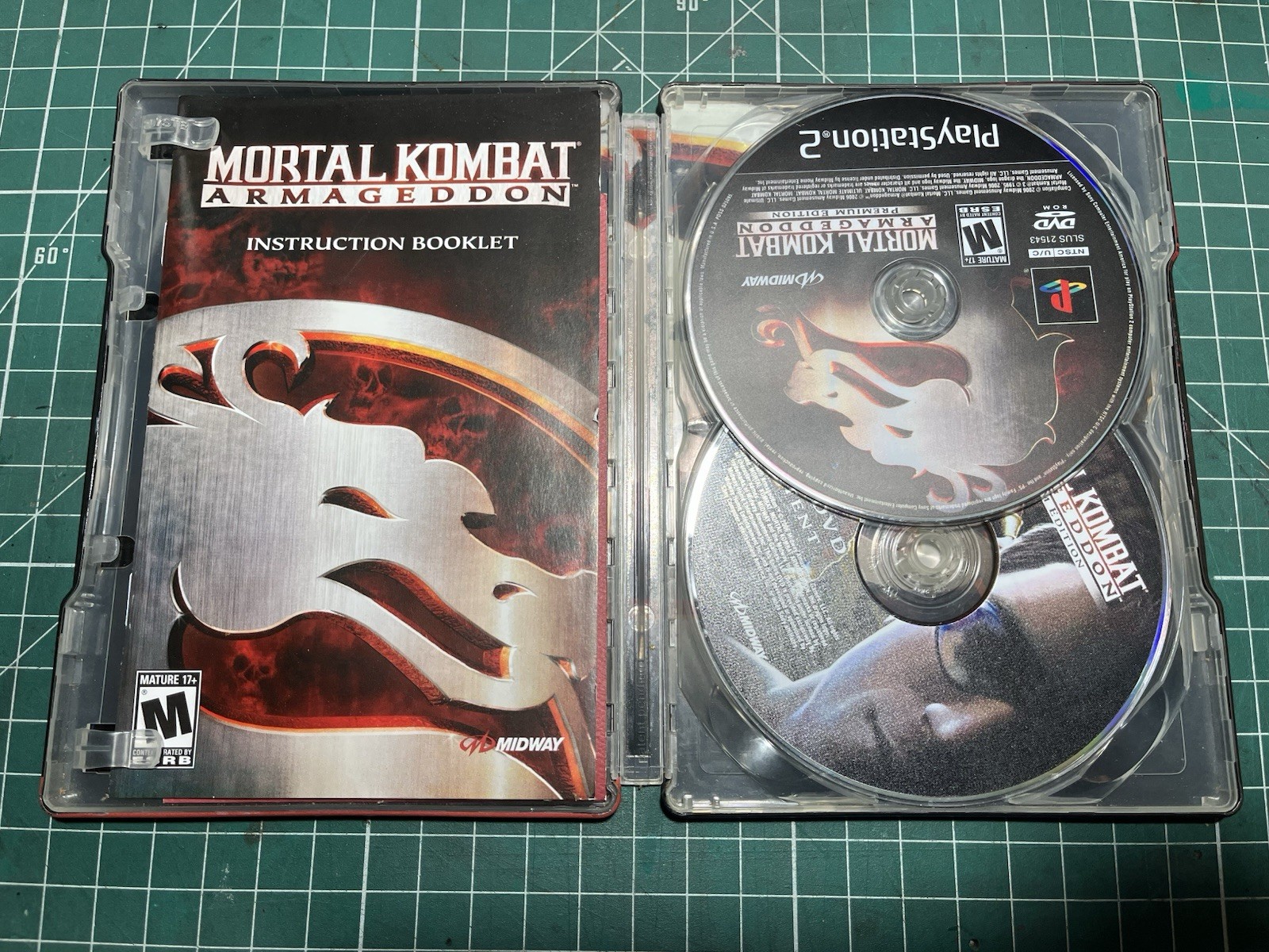 Mortal Kombat Armageddon PS2 Premium Edition Johnny Cage Goro CIB TESTED WORKS