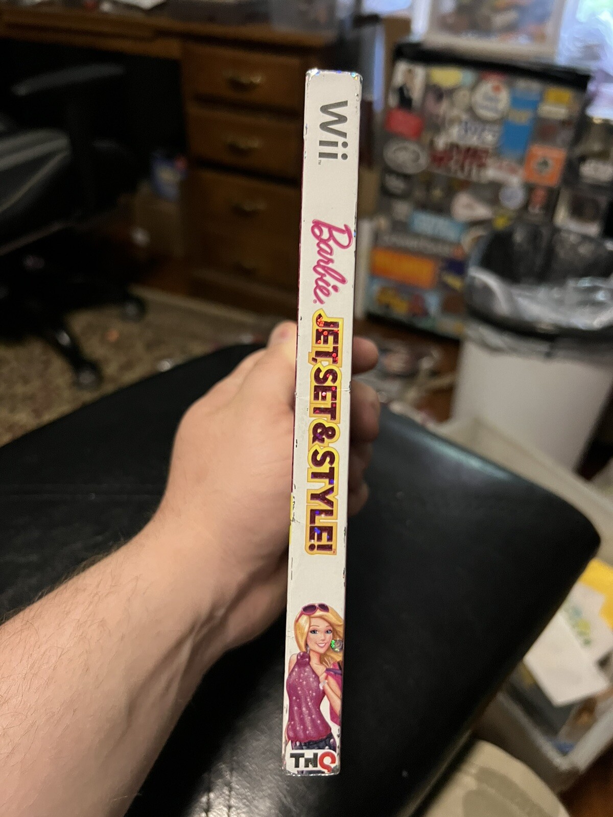Barbie: Jet, Set & Style Nintendo Wii SLIPCOVER ONLY *NO GAME* Authentic