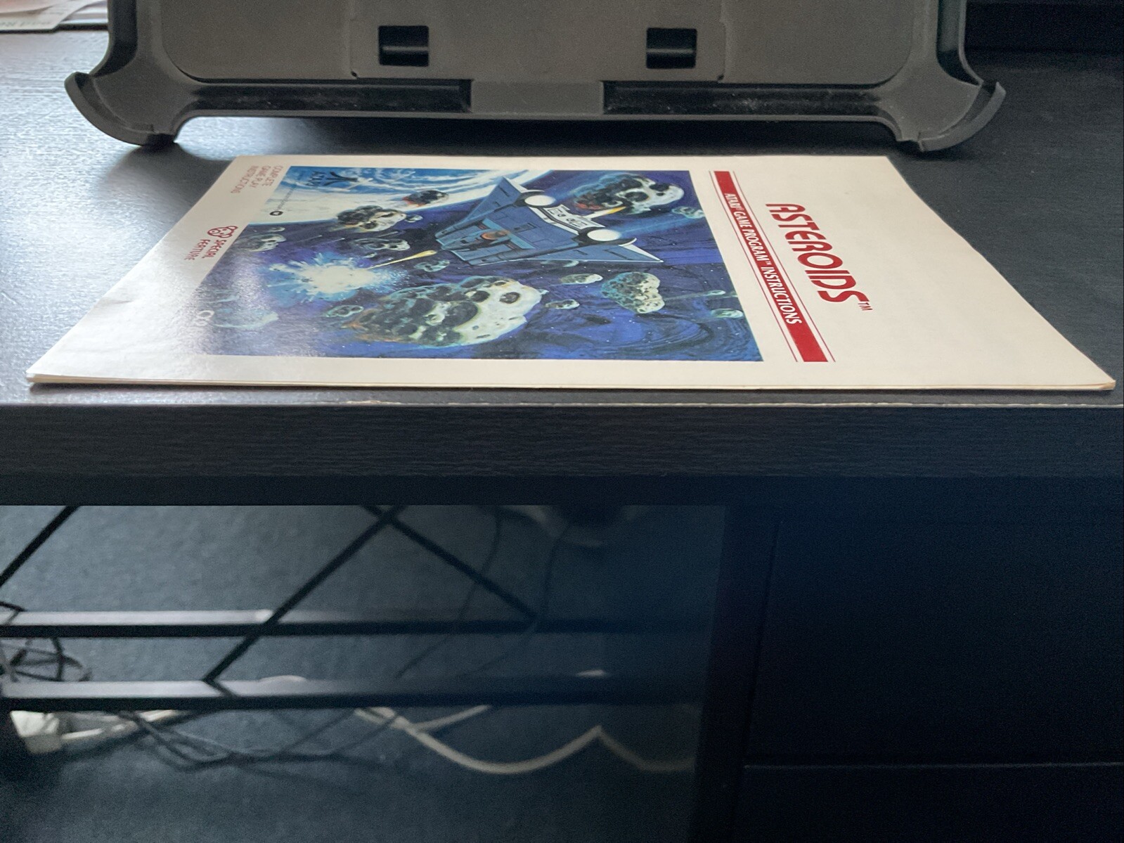 Asteroids (Atari 2600, 1981) Cartridge And Booklet Only