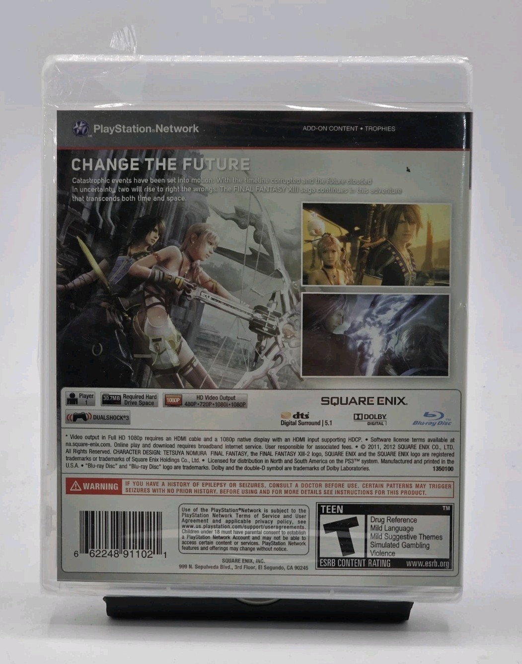 Final Fantasy XIII-2 (Sony PlayStation 3) Brand New With Tears Ps3