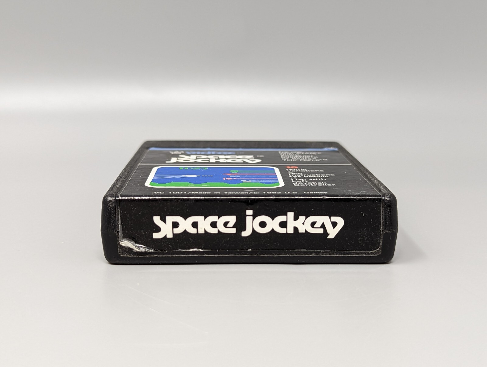 Vintage 1982 Atari Space Jockey Game Program Cartridge Only Vidtec VC 1001
