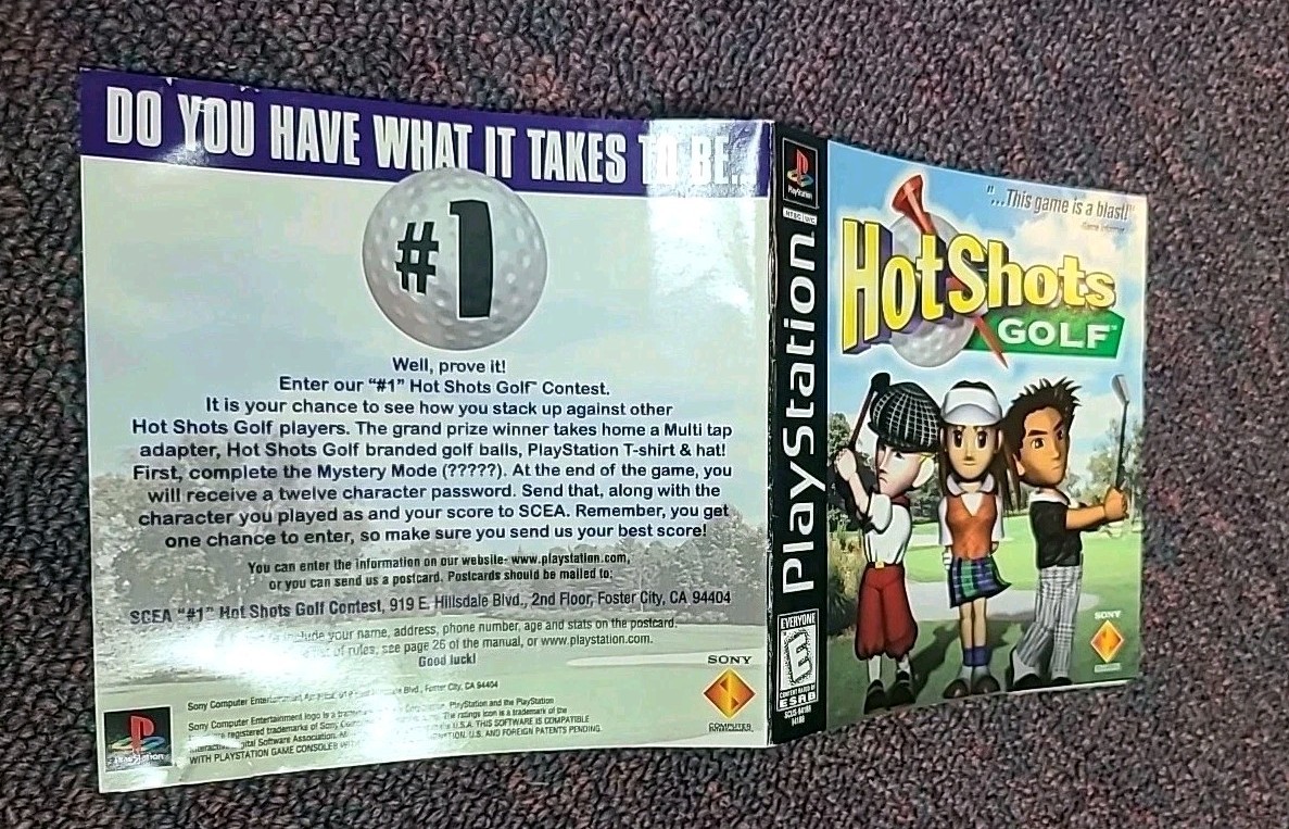 Hot Shots Golf (PlayStation 1) PS1 PSX (Tested & Works Well!) Ships Immediately!