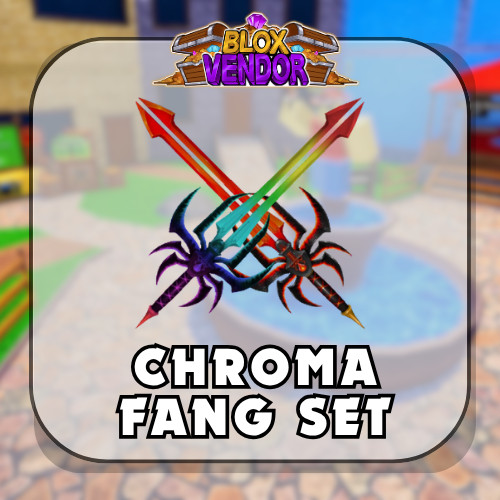 Murder Mystery 2 MM2 | Chroma Fang Set | Godly Knives and Guns