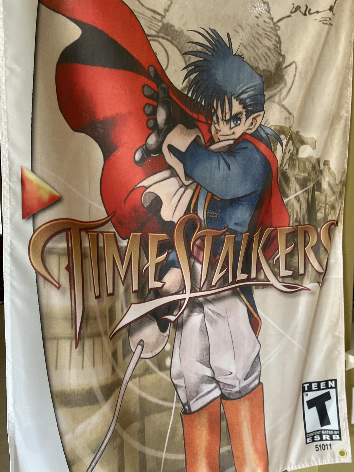 Time Stalkers 5ft Flag Sega Dreamcast 2000 Banner Poster