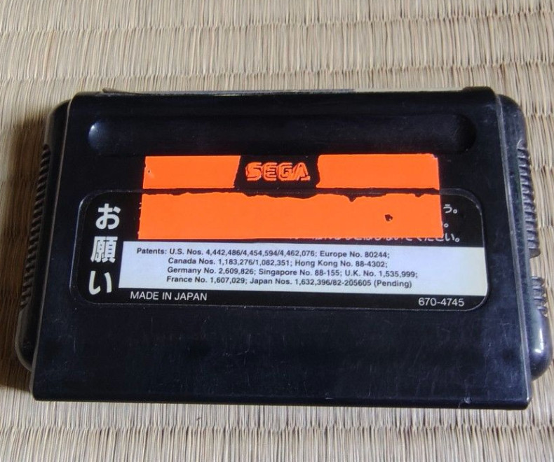 Sonic The Hedgehog 3 Sega Mega Drive NTSC-J Japan Cart Only Tested
