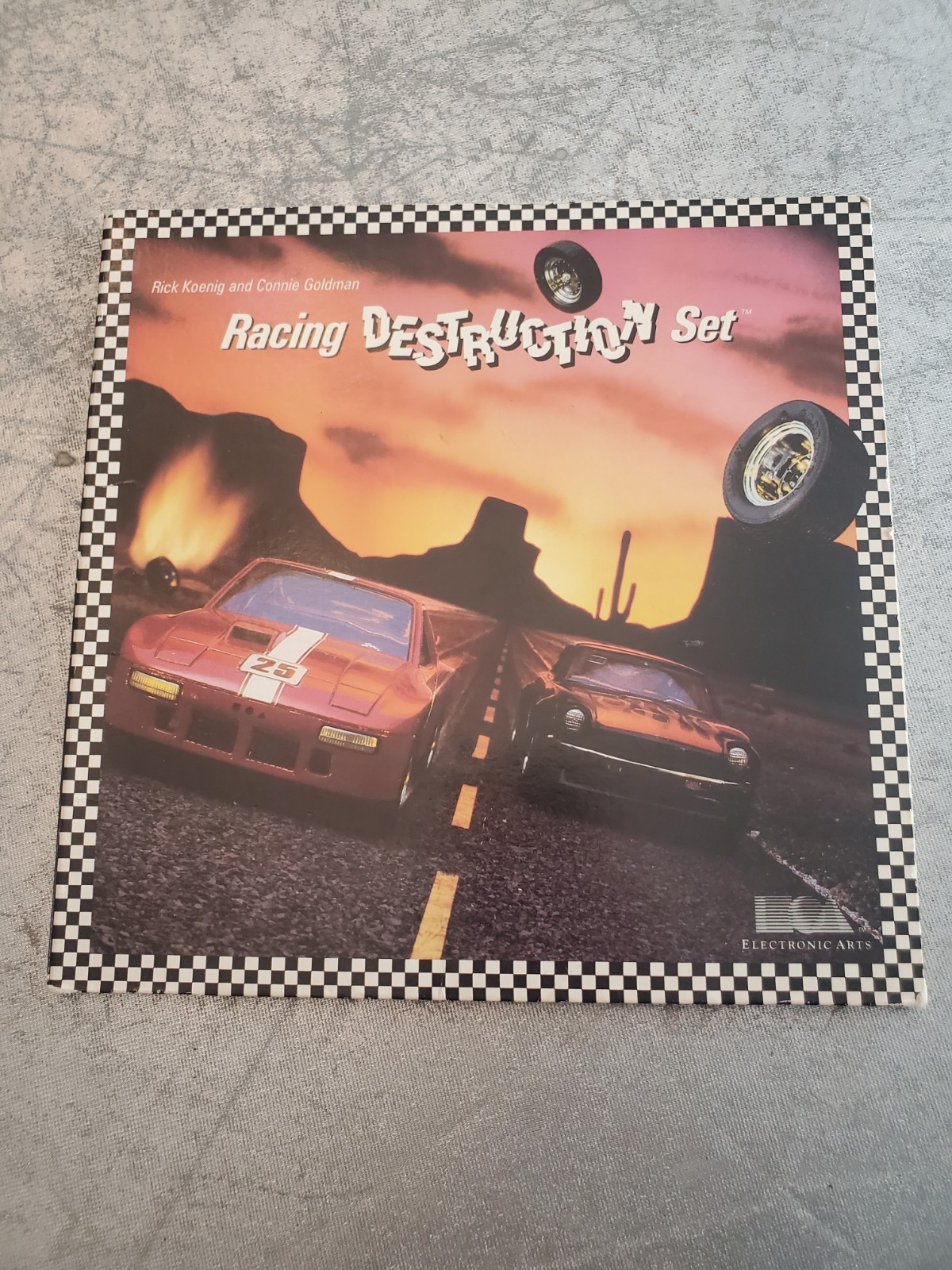 Racing Destruction Set by Electronic Arts for Atari PC 1985 floppy Untested