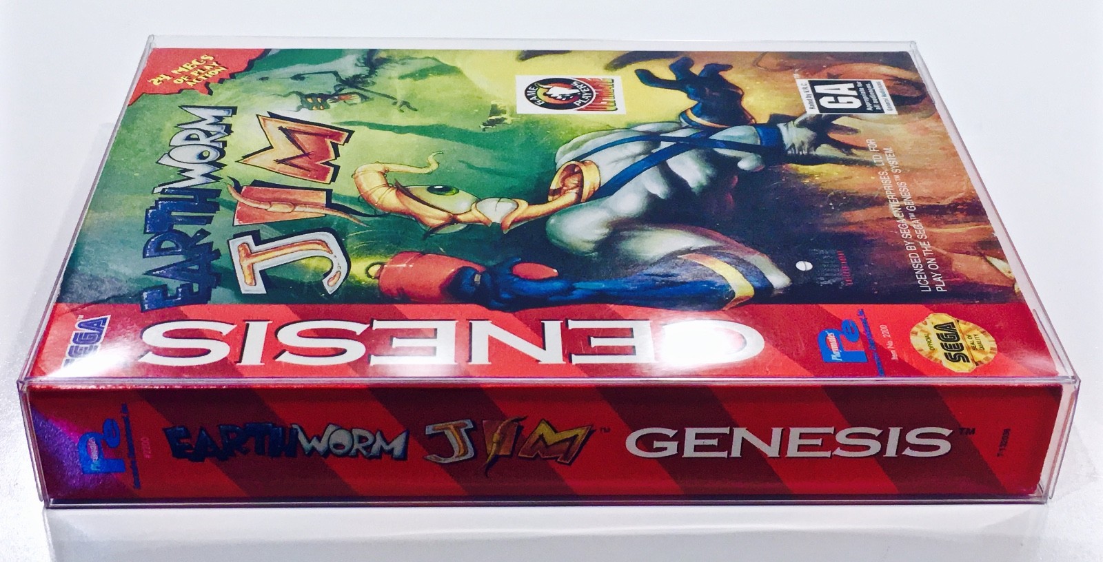 25 Box Protectors For SEGA GENESIS / MASTER / 32X Video Game Boxes Display CIB