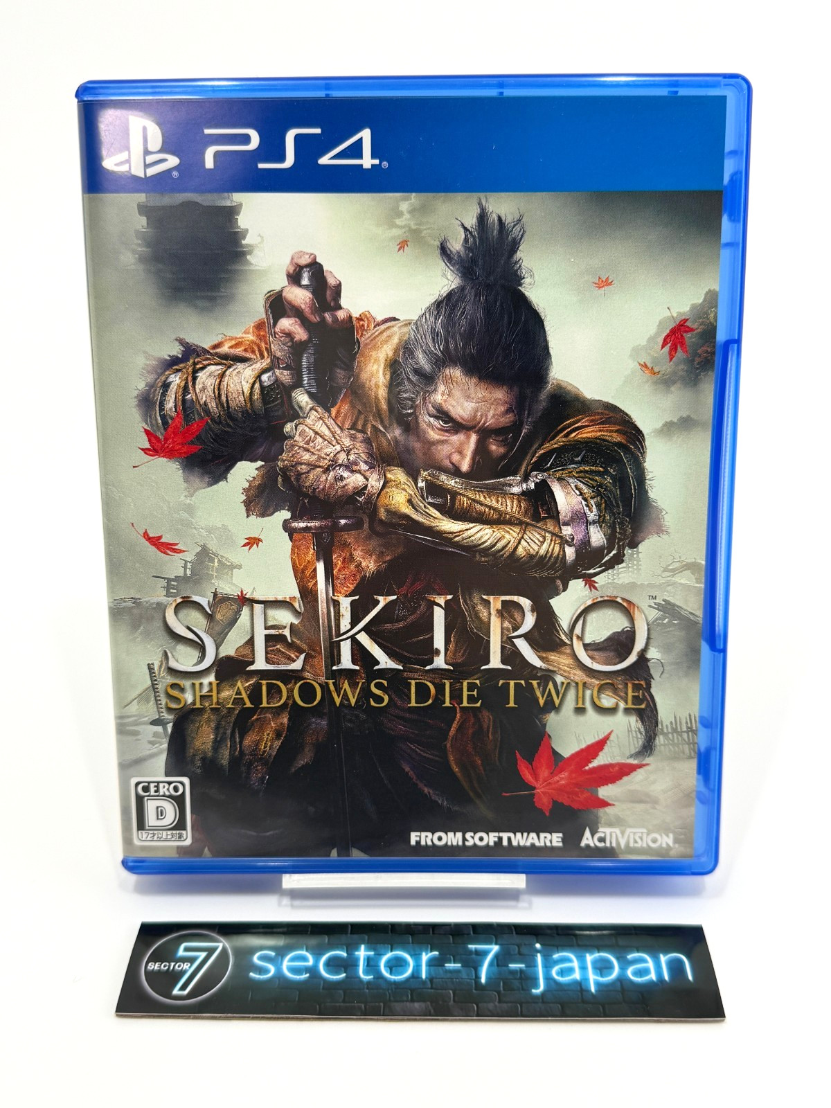 Sekiro Shadows Die Twice PS4 Std Edition Used Tested Japan JP Version JPOnly JPN