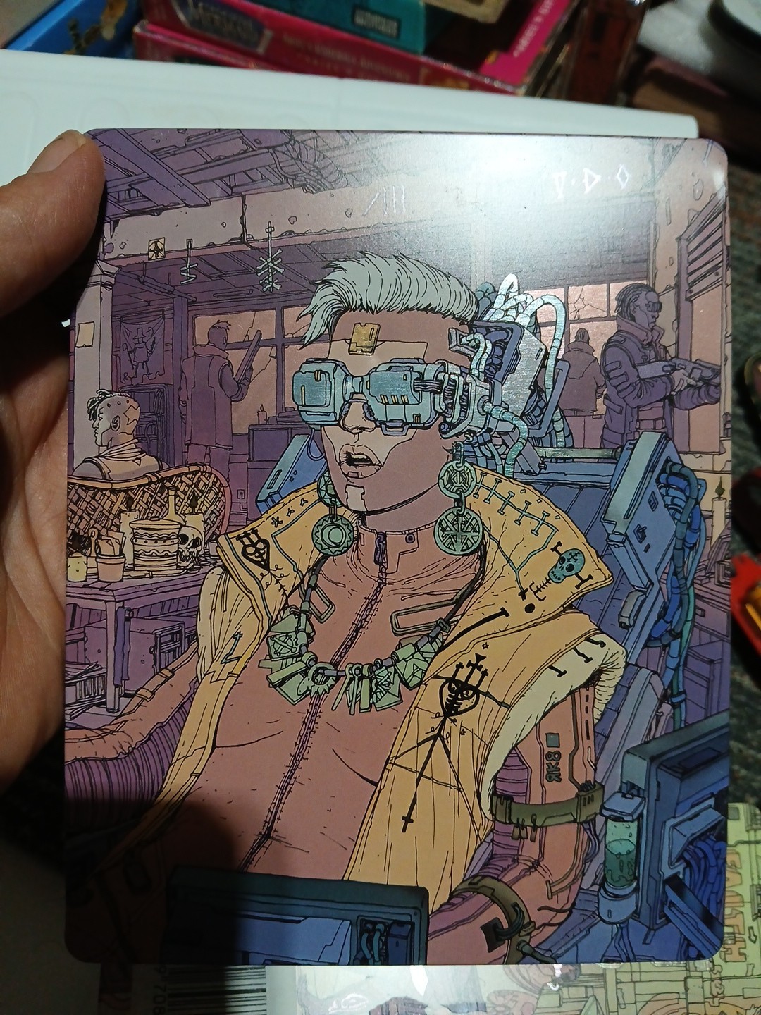 Set Of 3 Steelbook Cases For Cyberpunk 2077 Tyger Claws Valentinos Voodoo Boys