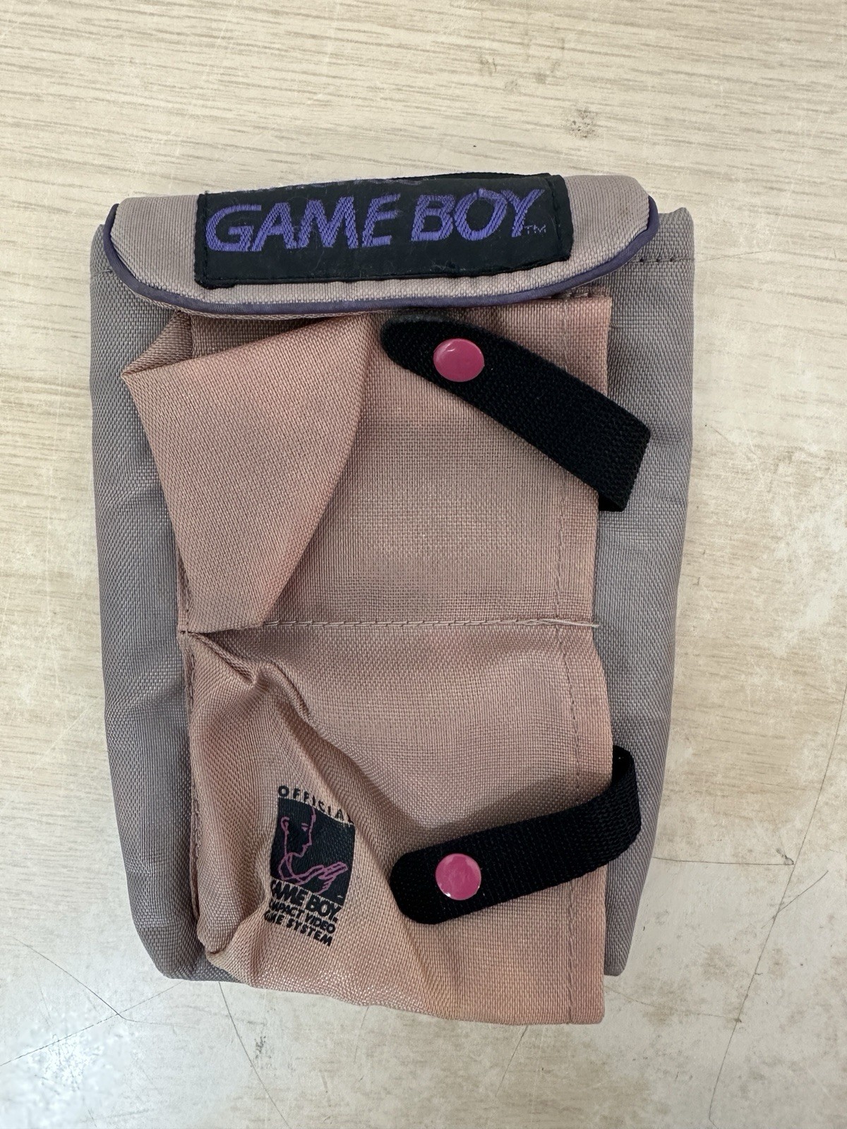 Original 1989 Game Boy DMG-01 Soft Carrying Case Pouch Travel System Bag