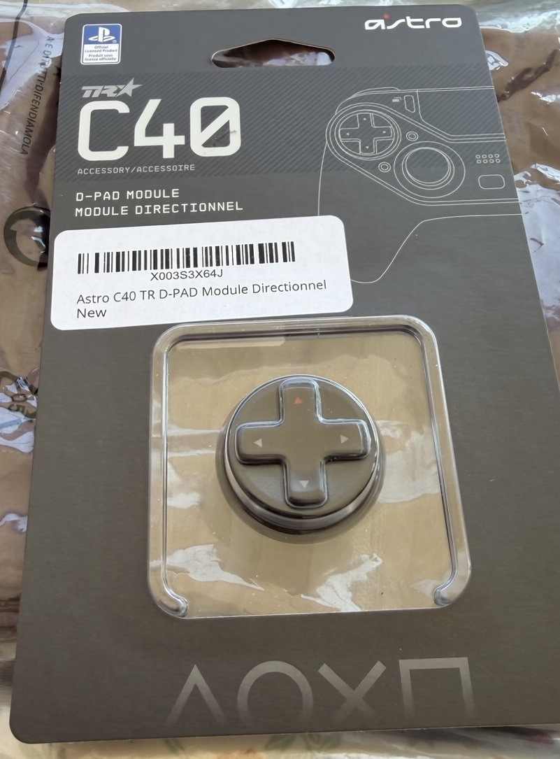 Astro C40 TR Gray D-Pad Module for PlayStation 4 Controller Attachment