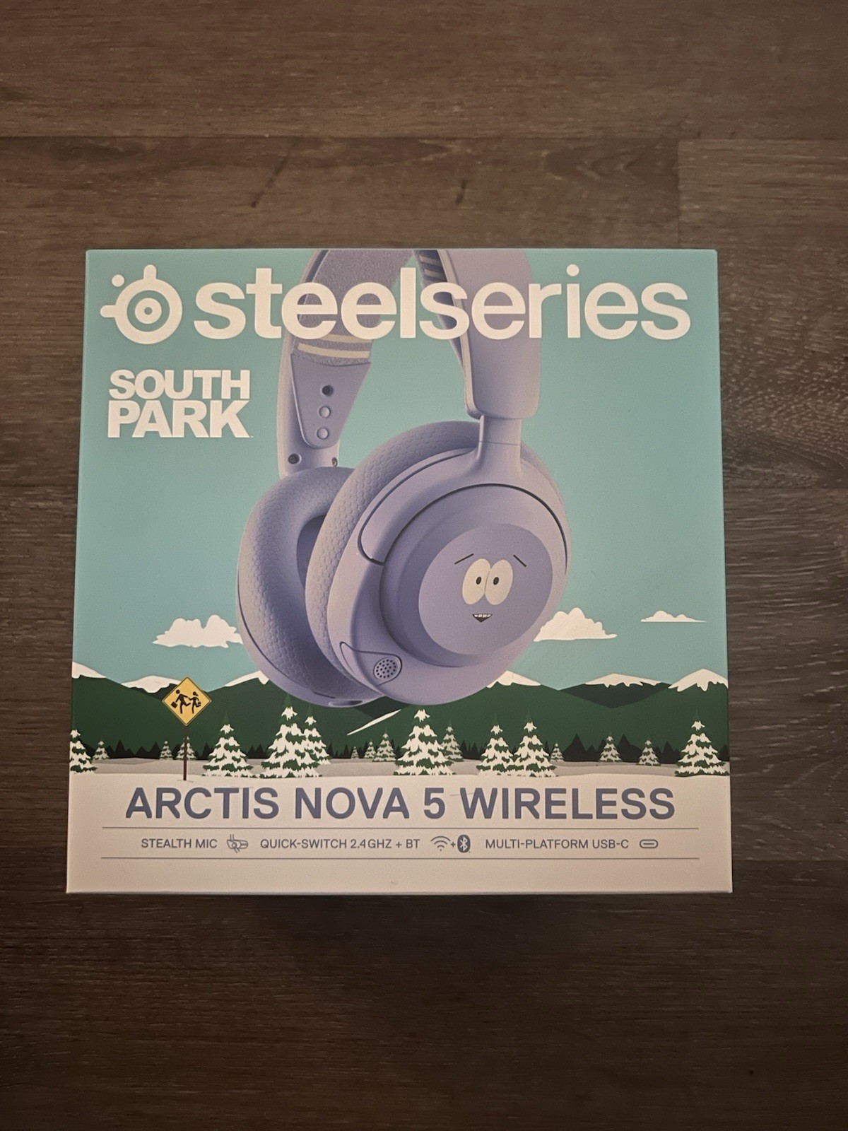 SteelSeries South Park Arctis Nova 5 Wireless Purple Headset BT USB-C Mic