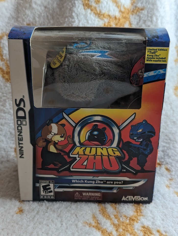 Kung Zhu Limited Edition with Hamster Tull NINTENDO DS 2ds 3ds BRAND NEW SEALED