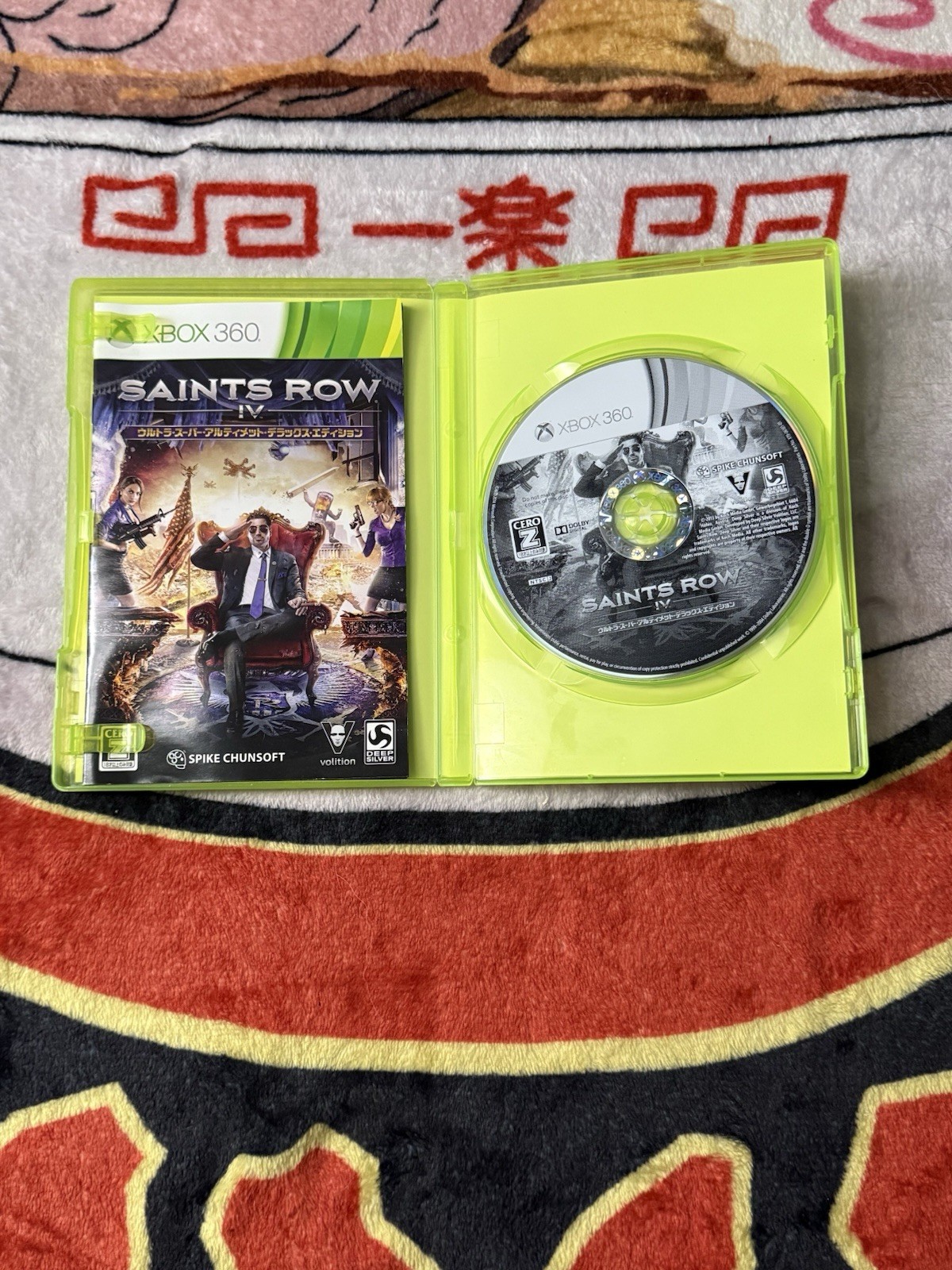 Spike Chunsoft Deep Silver Saints Row IV Xbox 360 NTSC-J CERO Z with Manual