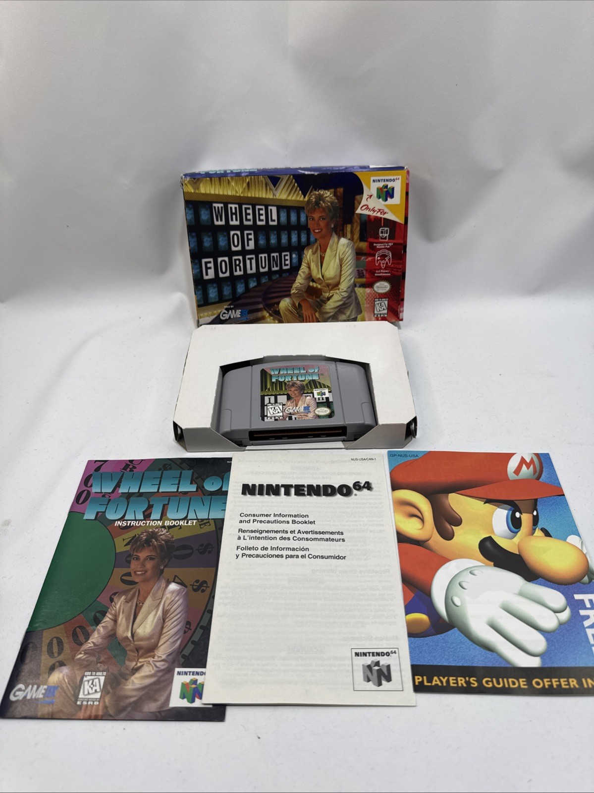 Wheel of Fortune Nintendo 64 N64 CIB Complete W/ Manual & Inserts Authentic