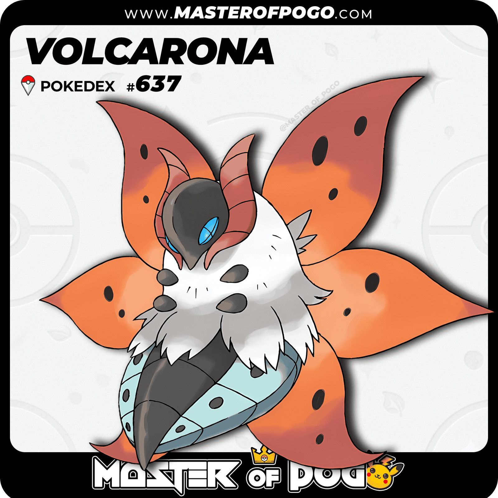 ✅ TRADE – Complete POKEDEX 🟥 | #637 – VOLCARONA · Pokémon GO