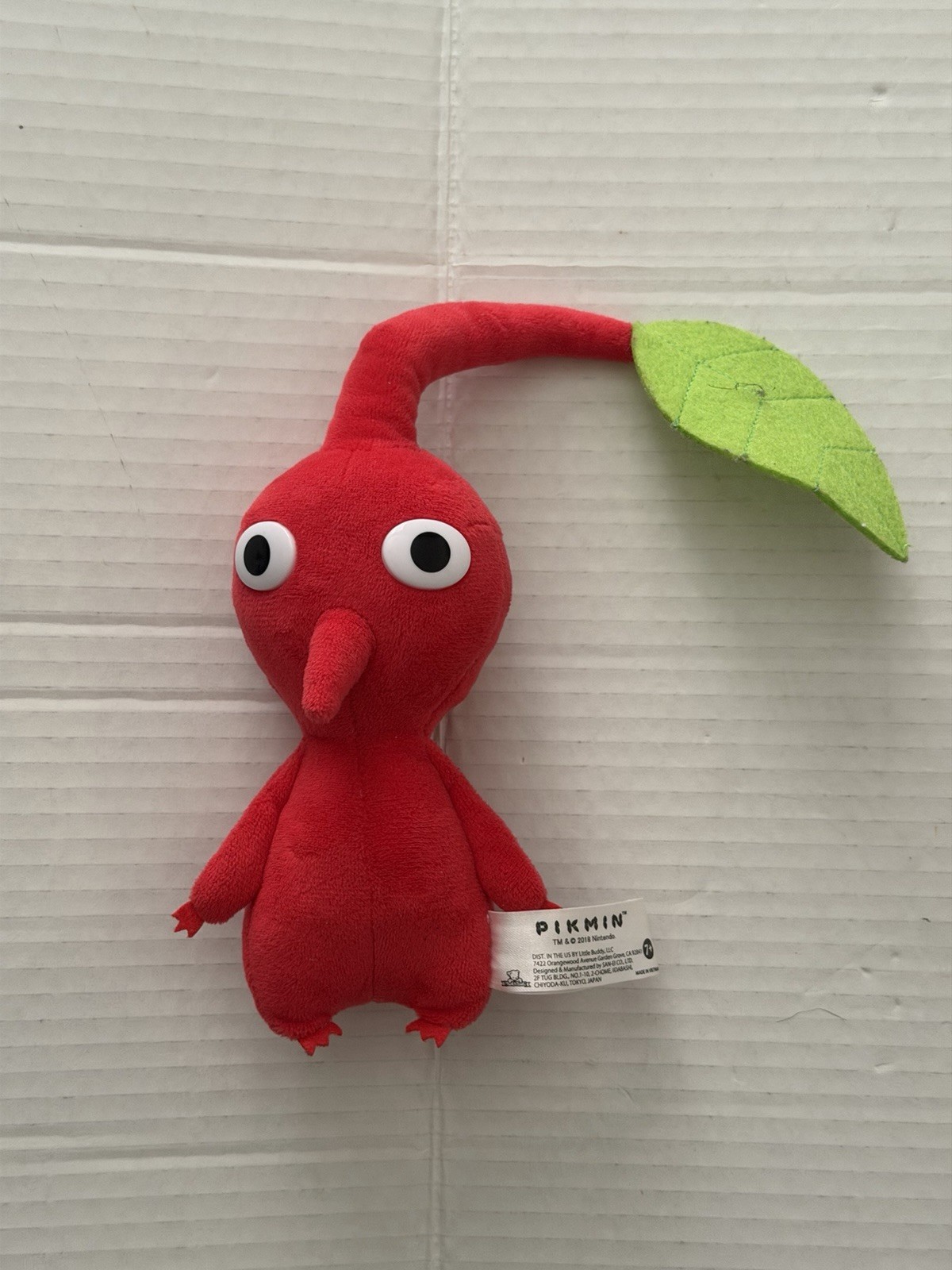 Sanei Pikmin Red Plush Stuffed Animal Japan Leaf Game Release Promo Toy 2018 7″