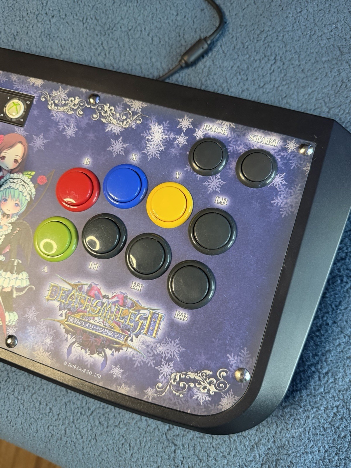 Deathsmiles II X CAVE SHMUP HORI Arcade Stick Xbox 360 CIB VERY RARE!!!