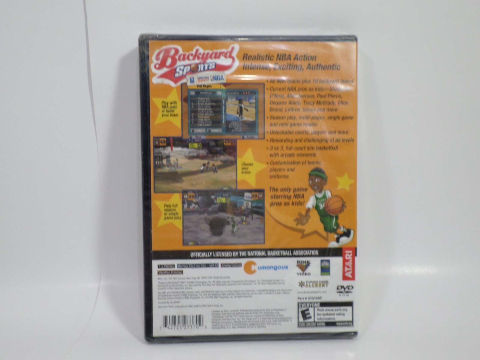 Backyard Basketball 2007 Paul Pierce cover – PlayStation 2 New Factory Sealed