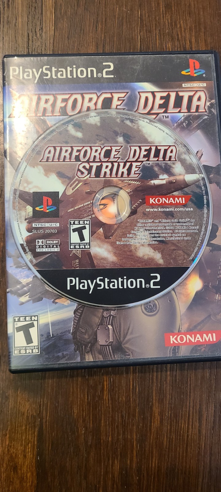 AirForce Delta Strike (Sony PlayStation 2, 2004) CIB Tested Working Konami