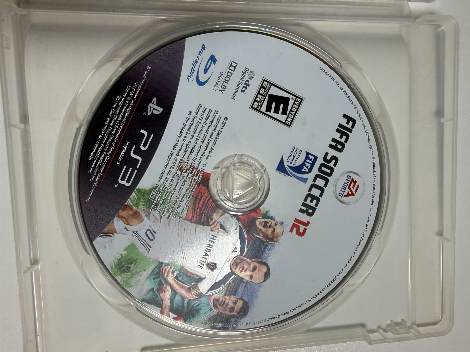 FIFA Soccer 12 PS3 Sony PlayStation 3 Complete CIB EA Sports Tested Landon