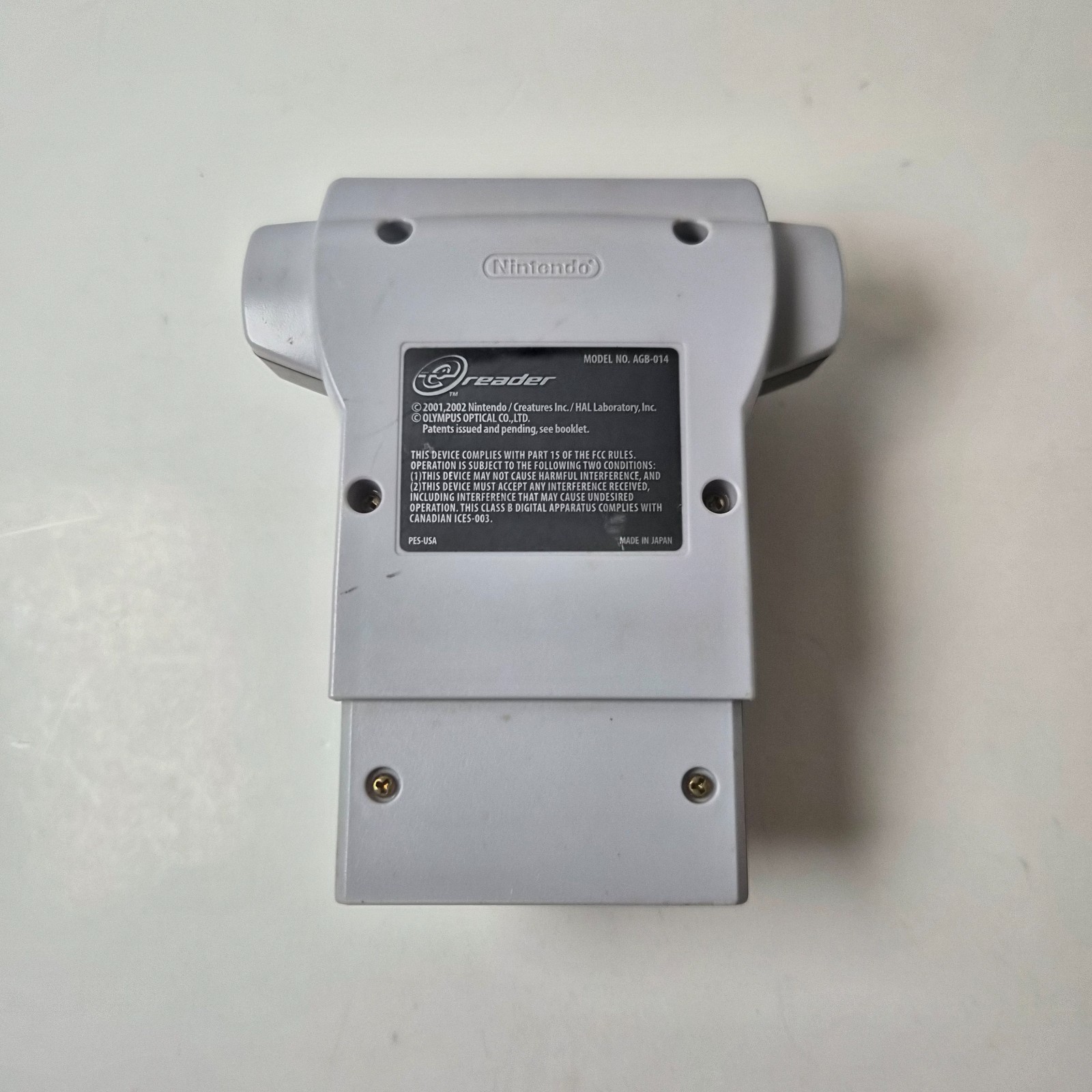 Nintendo e-Reader GBA AGB-014 US Version Tested Working (N2)