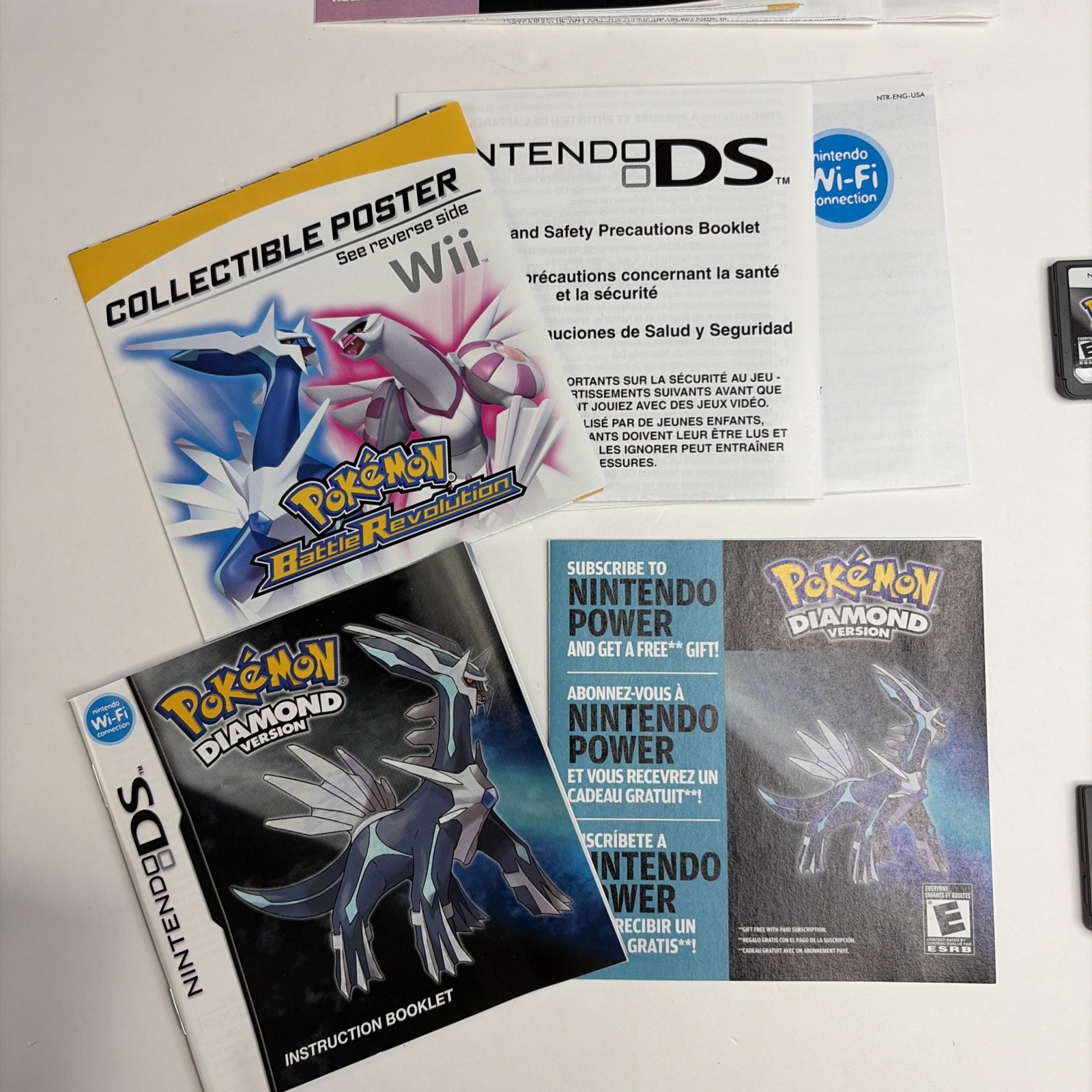 CLEAN! Pokemon Platinum Diamond Pearl Bundle CIB 100% Complete Box Authentic DS