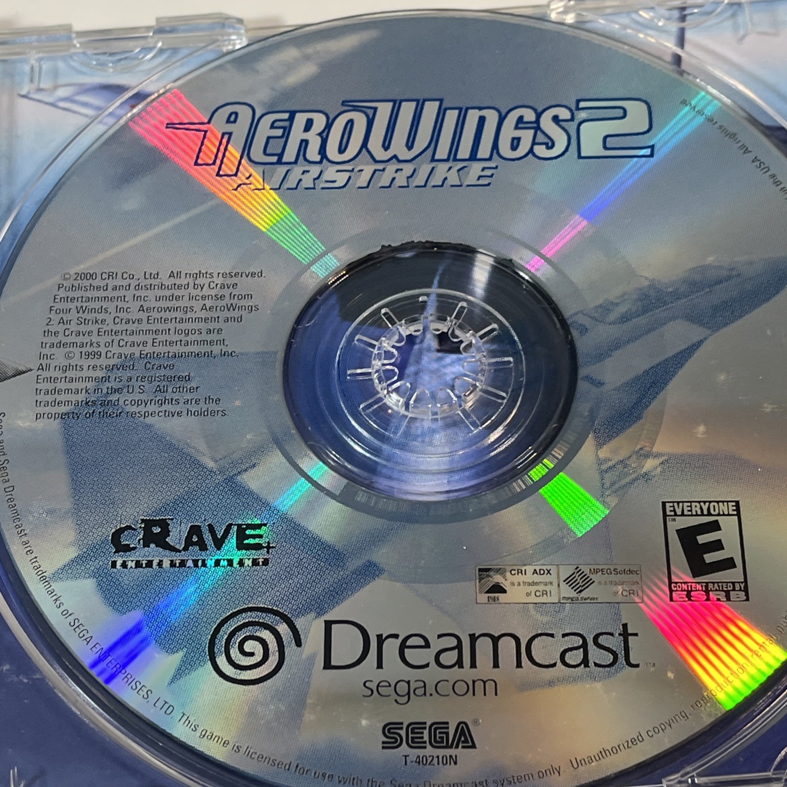 AeroWings 2: Air Strike (Sega Dreamcast, 2000) CIB Complete – Tested & Working