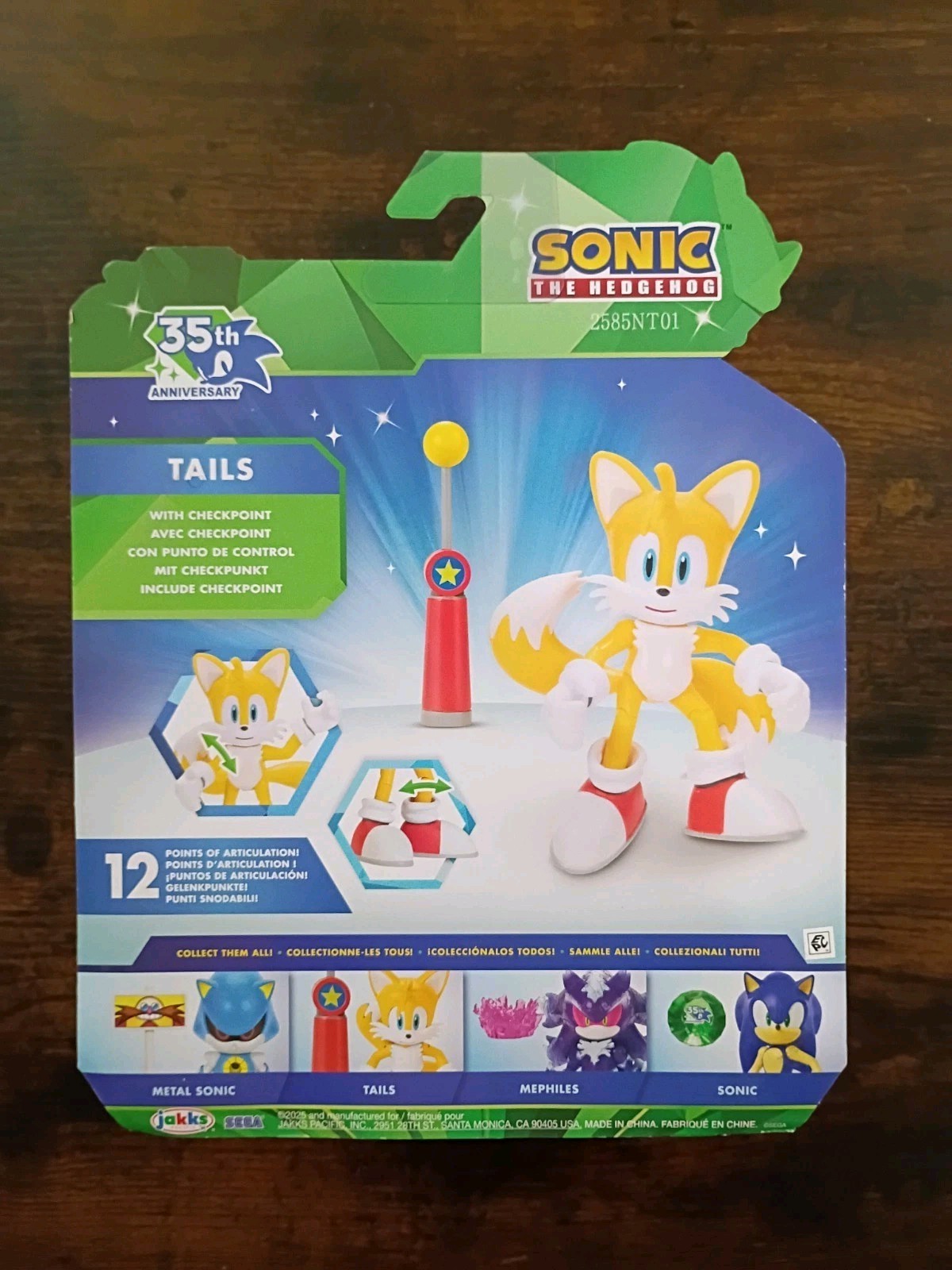 6-PK CHAOS Sonic the Hedgehog 4″ Lot Tails 35th 30th Classic Modern Jakks SEGA
