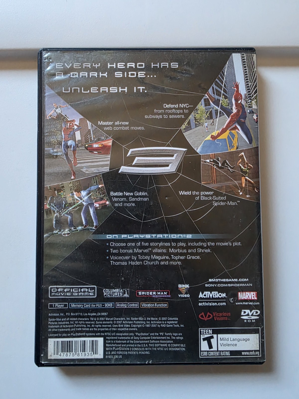 Spider-Man Trilogy 1 2 3 PS2 (Sony PlayStation 2, 2007) Complete CIB TESTED