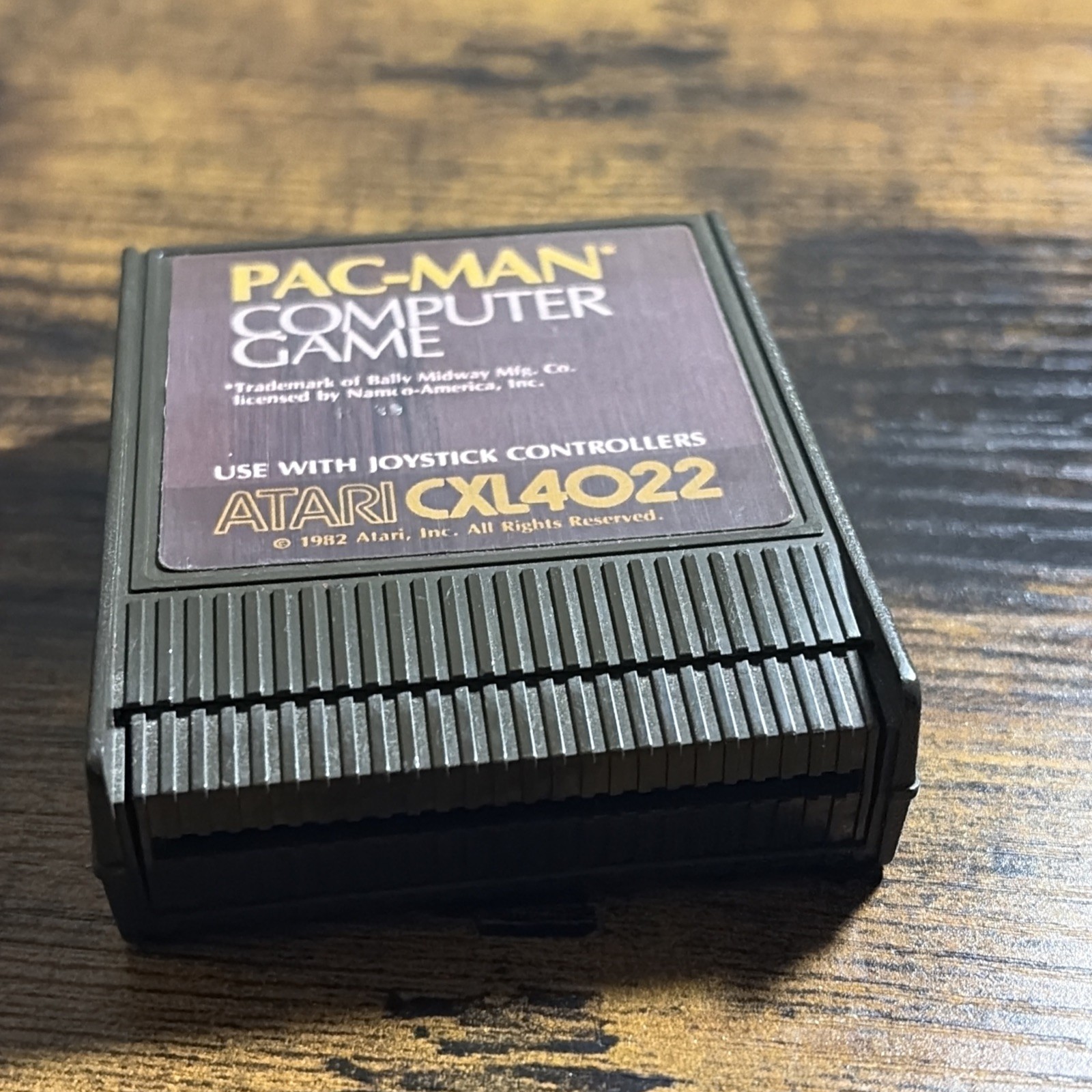 Pac-Man Atari 400/800/XL/XE CXL4022 Tested Working Authentic Cartridge