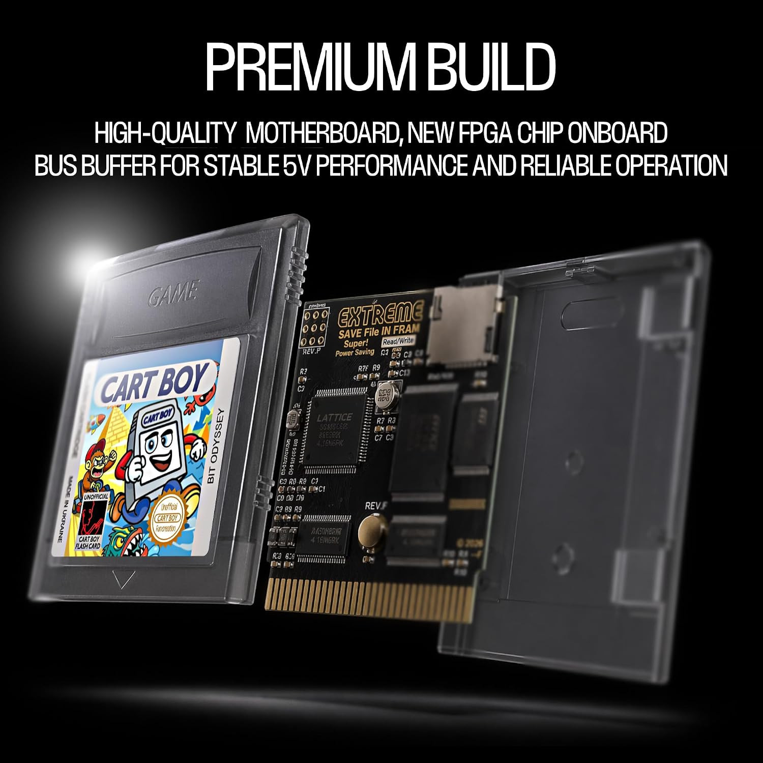 Cart Boy GB Flash Cart for GB and GBC + 8 Gb SD Card. Compatitor to Everdrive GB
