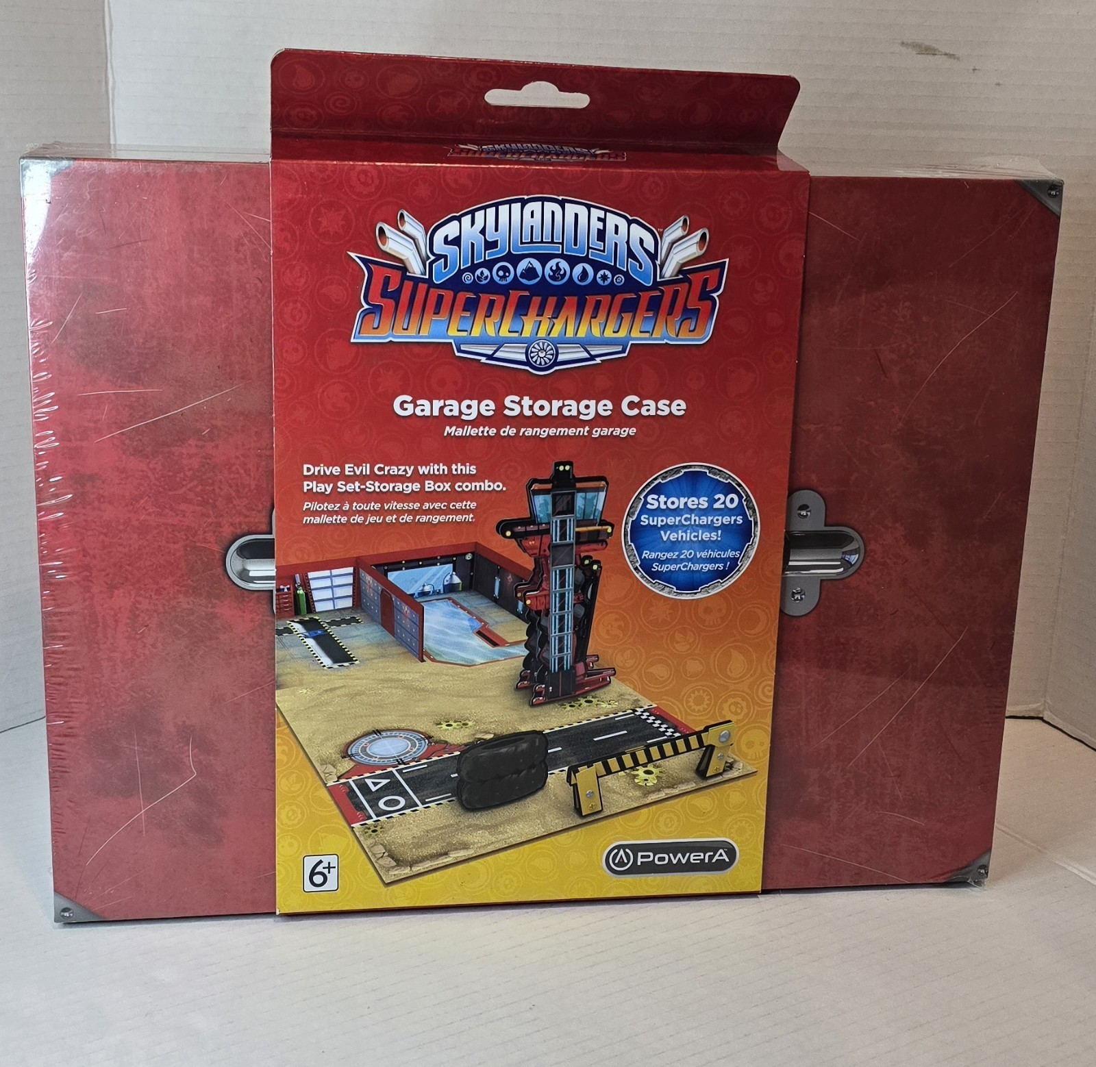 PowerA Skylanders Superchargers Garage Storage Case – Stores 20 Vehicles *NEW*