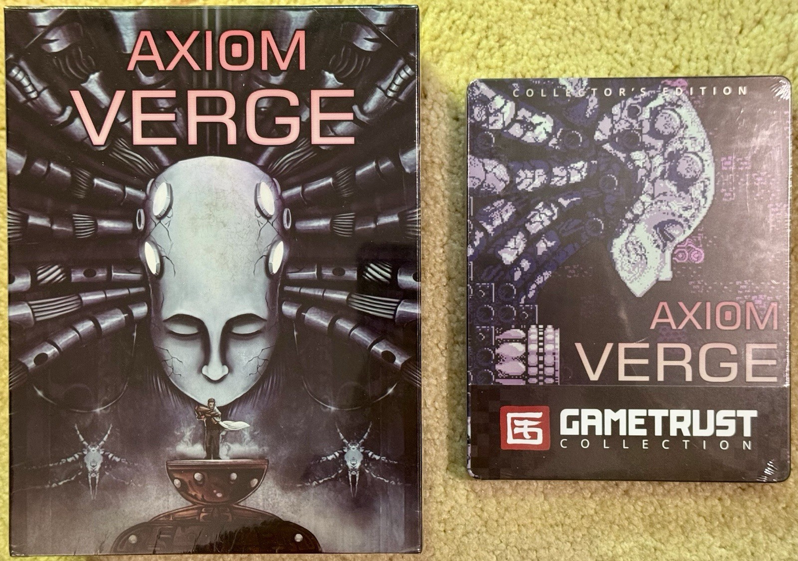 Axiom Verge Indiebox 1st RUN Limited Edition 1747/3000 + Gametrust Steelbook NEW
