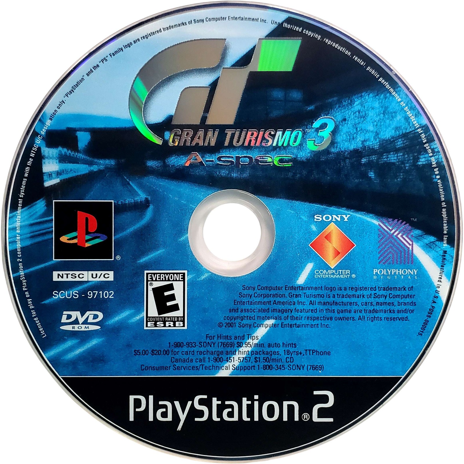 Gran Turismo 3 – Sony Playstation 2 Pristine Tested Authentic 180 Day Guarantee