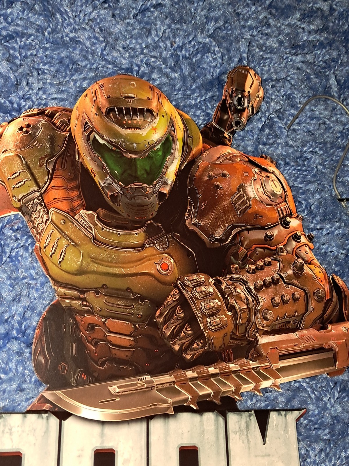 Doom Eternal Doom Slayer PROMO DISPLAY NEVER USED GameStop Promotional RARE HTF