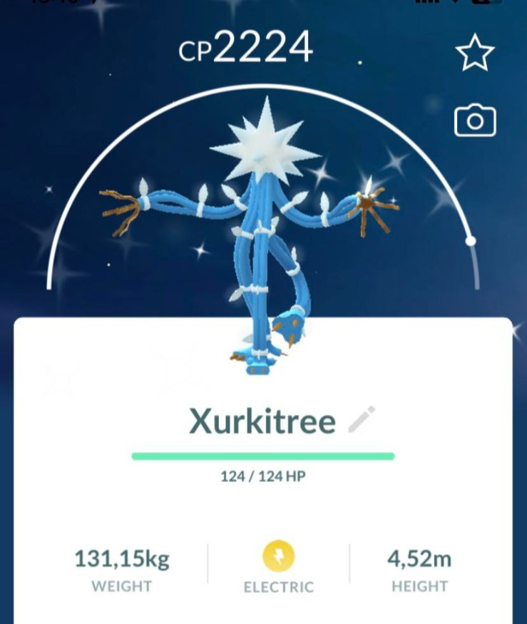 Pokémon – Shiny Xurkitree – P T C have 20k stardust – See Description