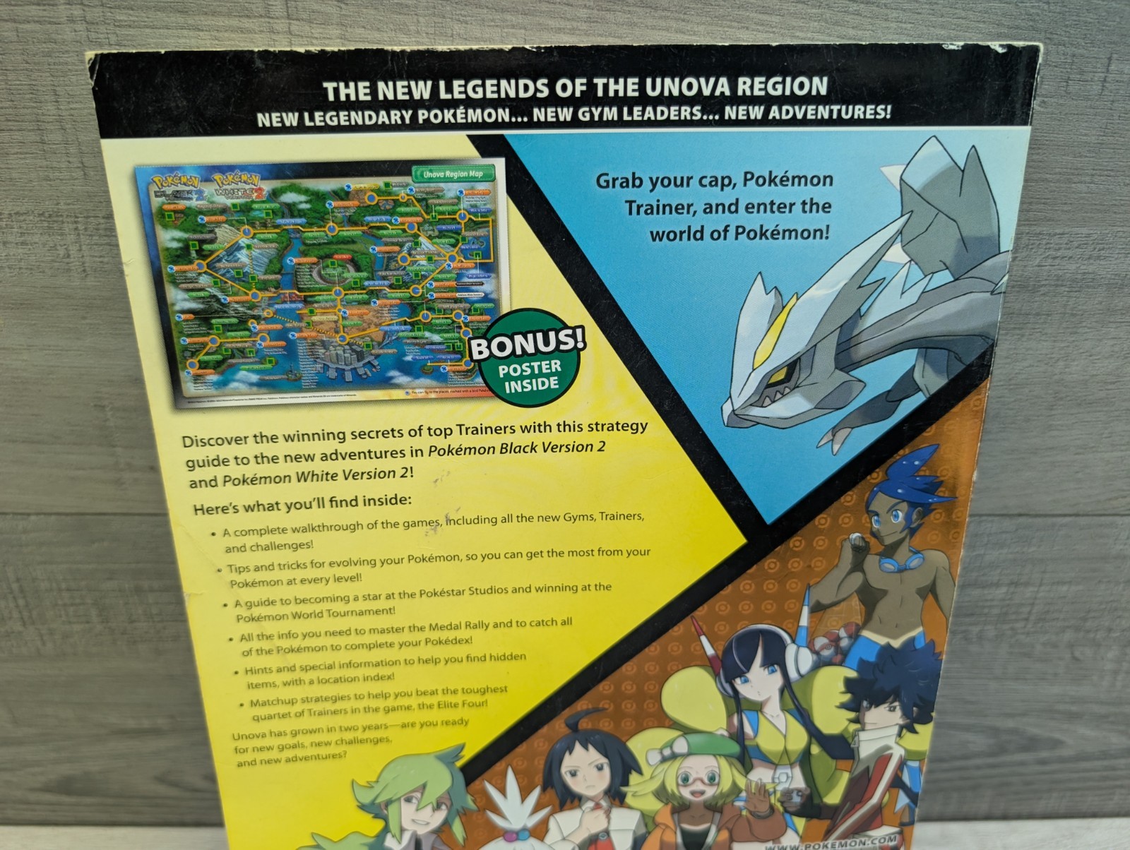 Pokemon Black 2 and White 2 Volume 1+2 Strategy Guide Books Used (No Posters).