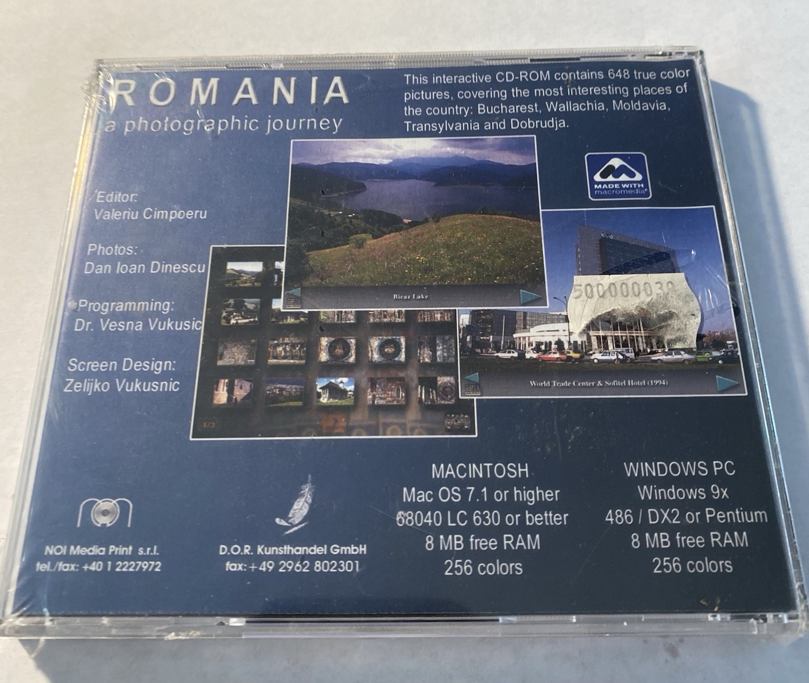 Romania Interactive Cd-rom New Sealed Free Fast Shipping