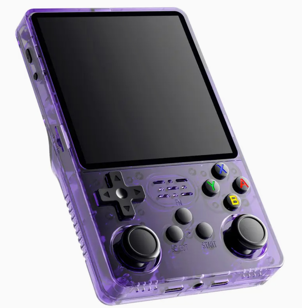 Retro Handheld Game Console – Purple, Color Screen, 3000mAh Battery